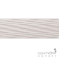 Настінна плитка Ceramika Color Struktury 3D Fiber Grey 25x75
