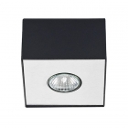 Точковий накладний світильник Nowodvorski Carson 5568 чорний/сріблястий