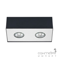 Точечный накладной светильник Nowodvorski Carson 5570 черный/серебристый