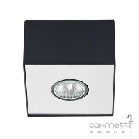 Точечный накладной светильник Nowodvorski Carson 5568 черный/серебристый