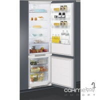 Встраиваемый двухкамерный холодильник с нижней морозильной камерой Whirlpool ART 9620 A NF