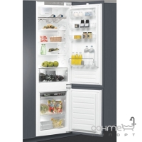Встраиваемый двухкамерный холодильник с нижней морозильной камерой Whirlpool ART 9814 A+SF