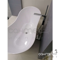 Окремостояча ванна з сифоном Besco PMD Piramida Viya 160x70 біла