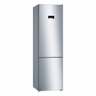 Отдельностоящий двухкамерный холодильник с нижней морозильной камерой Bosch KGN39XL316 серый