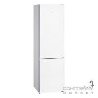 Отдельностоящий двухкамерный холодильник с нижней морозильной камерой Siemens KG39NVW316 белый