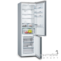 Окремий двокамерний холодильник з нижньою морозильною камерою Bosch KGN39LB316 чорний