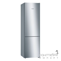 Окремий двокамерний холодильник з нижньою морозильною камерою Bosch KGN39VL316 сріблястий