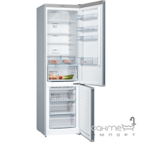 Окремий двокамерний холодильник з нижньою морозильною камерою Bosch KGN39VL316 сріблястий