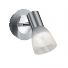 Настінний LED-світильник Trio Levisto 871010107 матовий нікель/скло алебастр