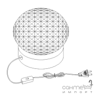 Настольная LED-лампа Trio Reality Lilo R52581100 матовый никель/прозрачный акрил