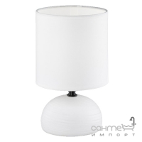 Настільна лампа Trio Reality Luci R50351001 біла кераміка/біла тканина