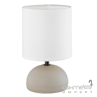 Настільна лампа Trio Reality Luci R50351025 кераміка капуччино/біла тканина