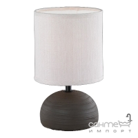 Настільна лампа Trio Reality Luci R50351026 коричнева кераміка/тканина капучино
