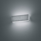 Настінний LED-світильник Trio Lugano 271970611 сіра тканина