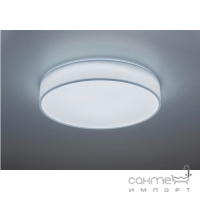 Потолочный LED-светильник с дистанционным управлением Trio Lugano 621914001 белая ткань
