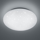 Потолочный LED-светильник с эффектом звездного неба Trio Reality Lukida R62961000 белый