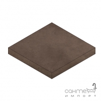 Ступень угловая, правая 33x33 Atlas Concorde Dwell Scalino Angolare Dx Brown Leather Коричневая