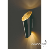 Настенный светильник Trio Madeira 210200102 черное стекло/золото