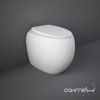 Унитаз напольный безободковый Rak Ceramics Cloud CLOWC1346500A белый матовый