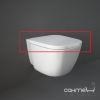 Крышка для унитаза Rak Ceramics One ONSC00004/N Slim Soft Close белая