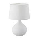 Настільна лампа Trio Reality Martin R50371001 біла кераміка/біла тканина