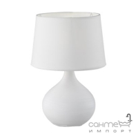 Настольная лампа Trio Reality Martin R50371001 белая керамика/белая ткань
