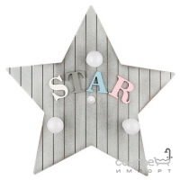 Настінний дитячий світильник Nowodvorski Toy-star 9293 сірий
