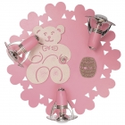 Спот настенный для детской комнаты Nowodvorski Honey 3661 розовый/бежевый