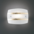 Настенный светильник Trio Nikosia 208700179 золото/белое матовое стекло
