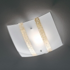 Потолочный светильник Trio Nikosia 608700179 золото/белое матовое стекло