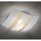 Потолочный светильник Trio Nikosia 608700279 золото/белое матовое стекло