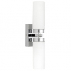 Настенный светильник для ванной комнаты Nowodvorski Celtic 3347 хром/белое стекло