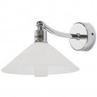 Настінний світильник для ванної кімнати Nowodvorski Milton 5264 хром/біле скло