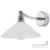 Настенный светильник для ванной комнаты Nowodvorski Milton 5264 хром/белое стекло
