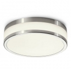 Потолочный светильник для ванной комнаты Nowodvorski Malakka 9501 хром/белое стекло