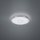 Стельовий LED-світильник з дистанційним керуванням Trio Osaka 678713006 хром/білий