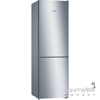 Окремий двокамерний холодильник з нижньою морозильною камерою Bosch KGN36VL326 сріблястий