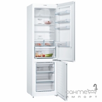 Окремий двокамерний холодильник з нижньою морозильною камерою Bosch KGN39XW326 білий