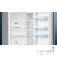 Окремий двокамерний холодильник із нижньою морозильною камерою Siemens KG39NXI326 нержавіюча сталь