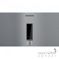 Отдельностоящий двухкамерный холодильник с нижней морозильной камерой Siemens KG39NXI326 нержавеющая сталь