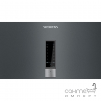 Отдельностоящий двухкамерный холодильник с нижней морозильной камерой Siemens KG39NXX316 черный