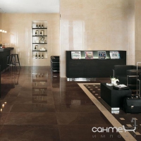 Керамический гранит под мрамор полированный 60x60 Atlas Concorde Marvel Lappato Bronze Luxury Коричневый