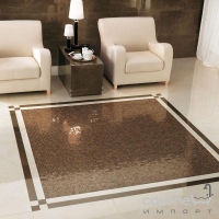 Керамический гранит под мрамор полированный 60x60 Atlas Concorde Marvel Lappato Bronze Luxury Коричневый