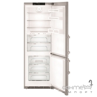 Двухкамерный холодильник с нижней морозилкой Liebherr CBNef 5735 (A+++) нержавеющая сталь