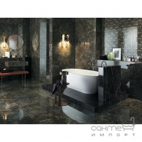 Крупноформатный керамогранит полированный 120x240 Atlas Concorde Marvel Dream Lappato Black Atlantis Черный