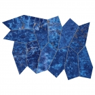 Мозаичная декорация 42,3x27,2 Atlas Concorde Marvel Dream Leaf Lappato Ultramarine Синяя