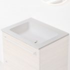 Мебельная раковина из искусственного камня Balteco Forma R 60 SS800/0610FORMAR белая матовая