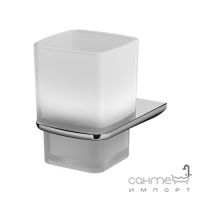 Склянка для ванної кімнати з настінним тримачем AM.PM Inspire 2.0 A50A34300 хром/матове скло