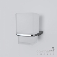 Стакан для ванной комнаты с настенным держателем AM.PM  Inspire 2.0 A50A34300 хром/матовое стекло