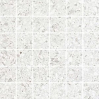 Мозаика керамогранитная 30x30 Atlas Concorde Marvel Gems Terrazzo Mosaico Lappato White Белая